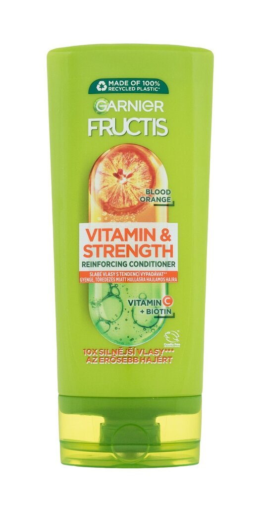 Fructis Vitamin & Strength (vahvistava hoitoaine) 200 ml hinta ja tiedot | Hoitoaineet | hobbyhall.fi