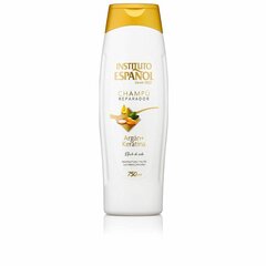 Instituto Español Argan + Keratin Repairing Shampoo 750ml kaina ir informacija | Shampoot | hobbyhall.fi