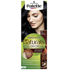 Schwarzkopf Palette Naturals Color Creme 1.1 sinertävän musta hinta ja tiedot | Hiusvärit | hobbyhall.fi