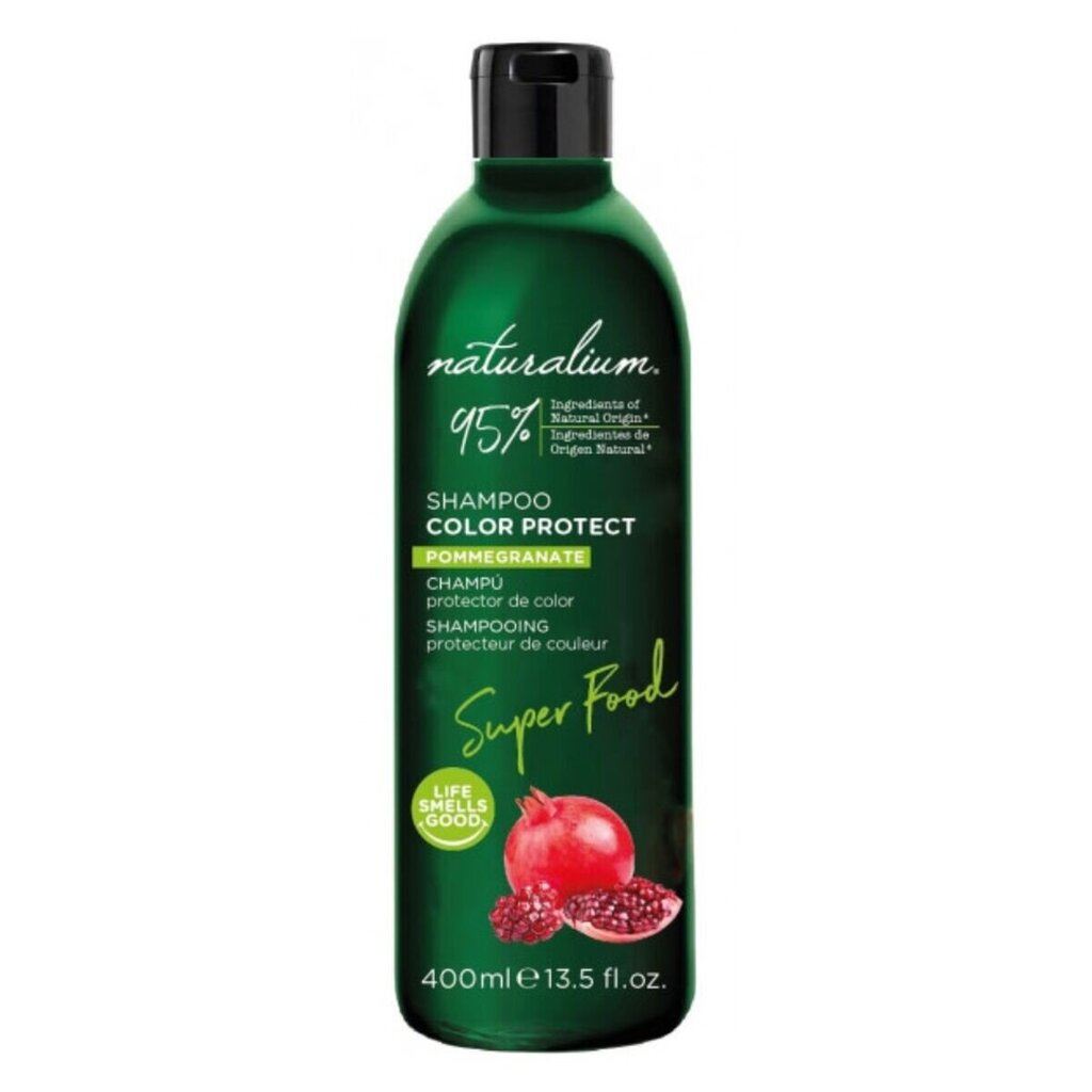 Naturalium Super Food Granaattiomena Color Protect Shampoo 400ml hinta ja tiedot | Shampoot | hobbyhall.fi