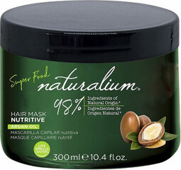 Naturalium Super Food Argan Oil Nutritive Hiusnaamio 300ml hinta ja tiedot | Naamiot, öljyt ja seerumit | hobbyhall.fi