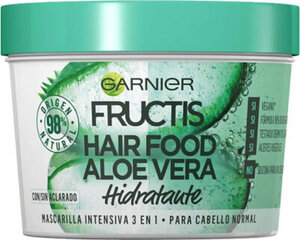 Garnier Fructis Hair Food Aloe Vera -kosteuttava naamio 390ml hinta ja tiedot | Naamiot, öljyt ja seerumit | hobbyhall.fi