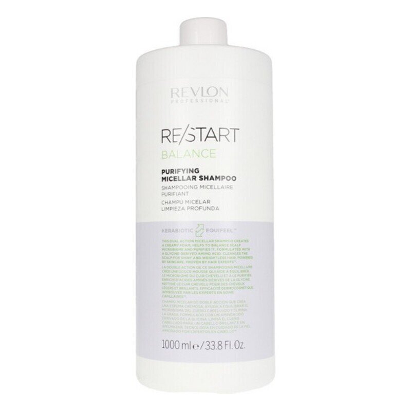 Revlon Re-Start Balance puhdistava misellishampoo 1000 ml hinta ja tiedot | Shampoot | hobbyhall.fi