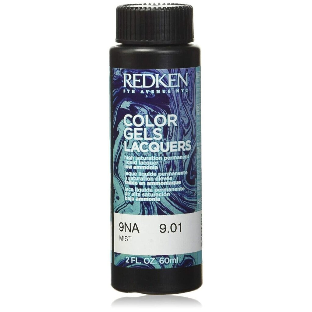 Color Gels Lacks Permanent Liquid Color for hair, 60 ml, 9NA (9.01) Mist hinta ja tiedot | Hiusvärit | hobbyhall.fi