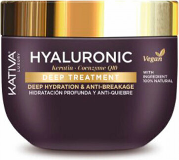 Hyaluronic Keratin & Coentsyme Q10 Deep Treatment - Kosteuttava hiusnaamio, 300 ml hinta ja tiedot | Naamiot, öljyt ja seerumit | hobbyhall.fi