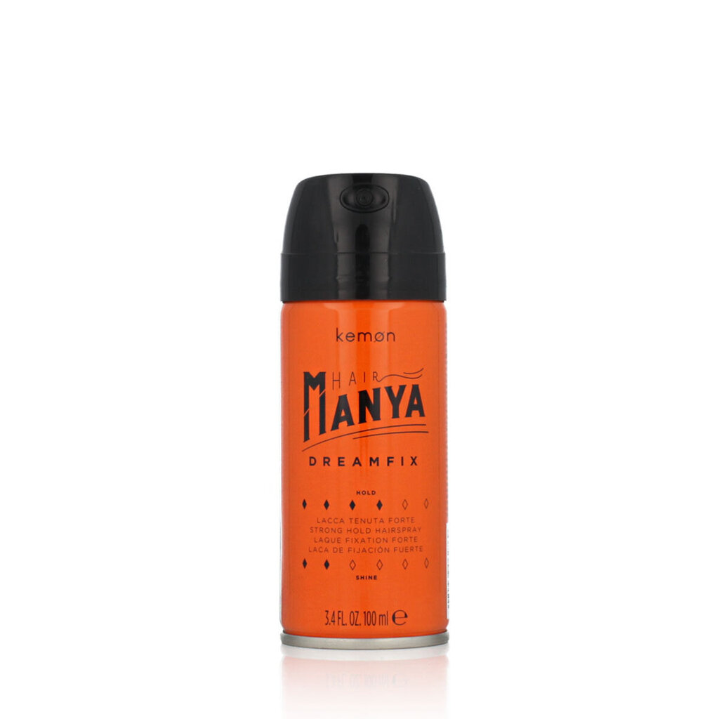 Hair Manya Dreamfix Strong Hold -hiuslakka - Vahvakiinteinen hiuslakka, 100ml hinta ja tiedot | Kampaamotuotteet | hobbyhall.fi