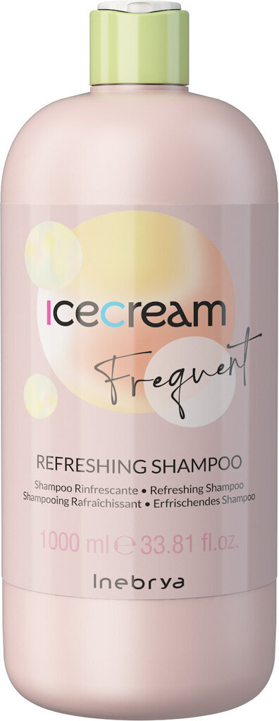 Ice Cream Frequent virkistävä shampoo minttua 1000ml hinta ja tiedot | Shampoot | hobbyhall.fi