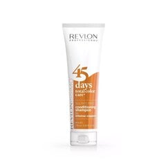 Shampoo ja hoitoaine 2in1 punertaville hiuksille Revlon Revlon Revlonissimo 45 Days, 275 ml hinta ja tiedot | Shampoot | hobbyhall.fi