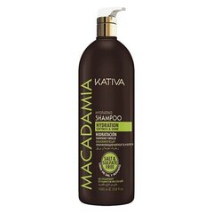 Kativa Macadamia Shampoo 1000 ml hinta ja tiedot | Shampoot | hobbyhall.fi