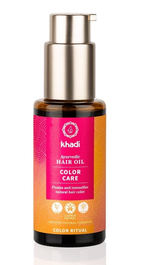 Ayurvedic Hair Oil Color Care suojaava öljy värjätyille hiuksille 50ml hinta ja tiedot | Hiusnaamiot, öljyt ja seerumit | hobbyhall.fi