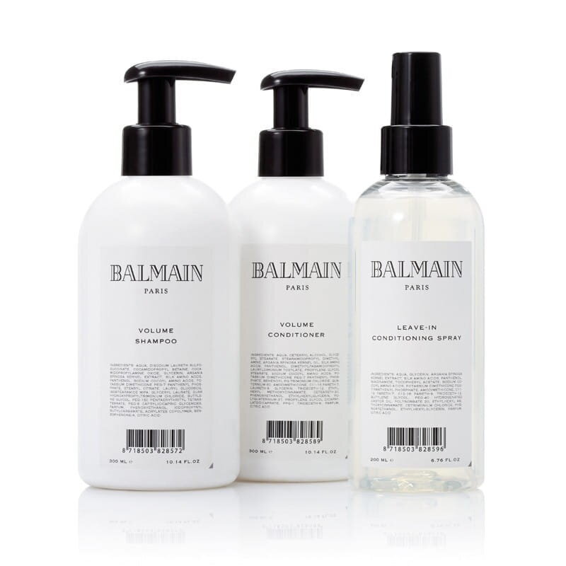 Rinkinys Balmain Hair Couture Volume: shampoo 300 ml + hoitoaine 300 ml + suihke 200 ml hinta ja tiedot | Shampoot | hobbyhall.fi