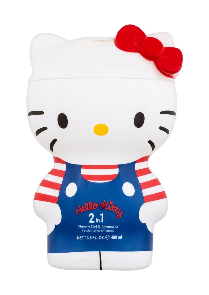 Hello Kitty 2D suihkugeeli ja shampoo (Shower Gel & Shampoo) 400 ml hinta ja tiedot | Lasten ja äitiysajan kosmetiikka | hobbyhall.fi