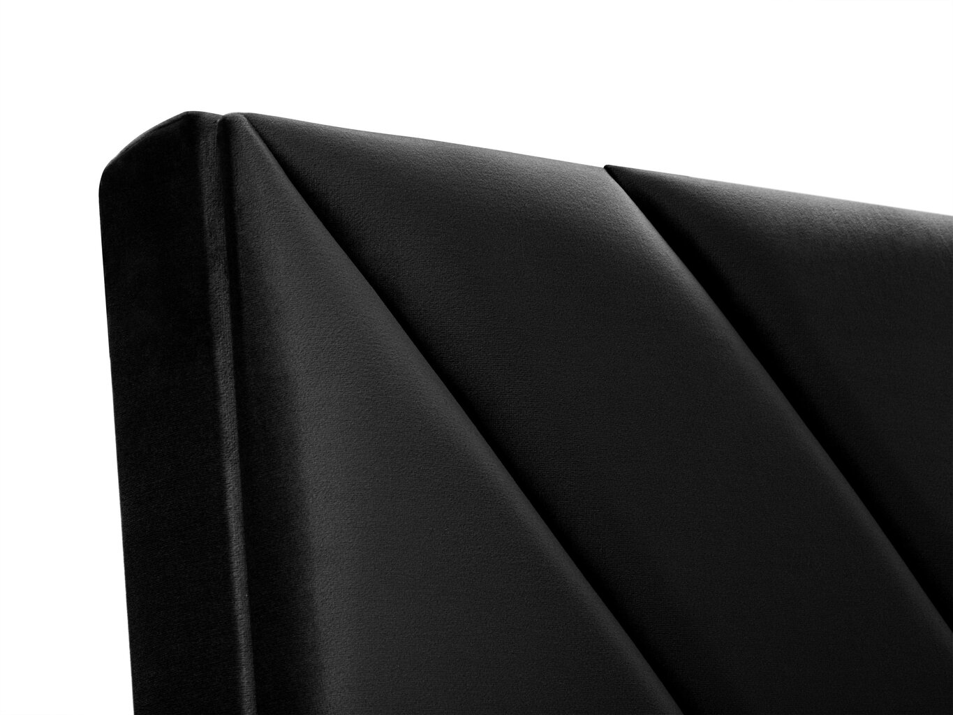Cosmopolitan Design Seattle USB -sängynpääty, 200 cm, musta hinta ja tiedot | Sängyt | hobbyhall.fi