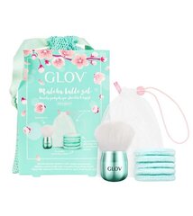 Glov Matcha Latte -meikkipakkaus: meikinpoistolaput, 5 kpl + meikkisivellin + laukku, 2 kpl hinta ja tiedot | Glov Hajuvedet ja kosmetiikka | hobbyhall.fi