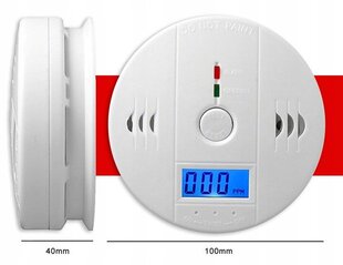 Hiilimonoksidi CO kaasu-lcd-ilmaisin hinta ja tiedot | Ei ole määritelty Kodin turvajärjestelmät | hobbyhall.fi