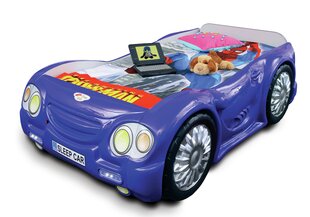 Sänky patjalla Sleep Car, sininen hinta ja tiedot | Lastensängyt | hobbyhall.fi