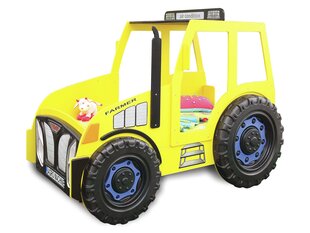 Sänky patjalla Tractor, keltainen hinta ja tiedot | Lastensängyt | hobbyhall.fi