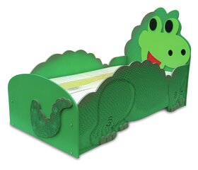 Sänky patjalla Dino Big, vihreä hinta ja tiedot | Lastensängyt | hobbyhall.fi