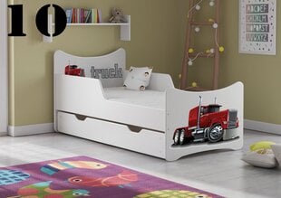 Sänky patjalla ja vuodevaatelaatikolla SMB Medium 10, 160 x 80 cm hinta ja tiedot | Lastensängyt | hobbyhall.fi