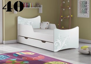 Sänky patjalla ja vuodevaatelaatikolla SMB Medium 40, 160 x 80 cm hinta ja tiedot | Lastensängyt | hobbyhall.fi