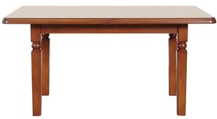 Jatkettava pöytä Natalia, 160 cm, ruskea hinta ja tiedot | Ruokapöydät | hobbyhall.fi
