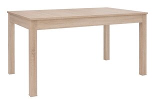 Jatkettava pöytä Crib 140, vaaleanruskea hinta ja tiedot | Ruokapöydät | hobbyhall.fi