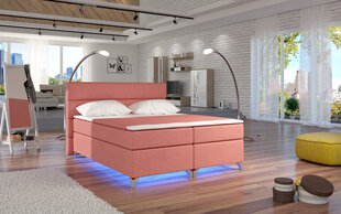 Sänky Amadeo LED-valaistuksella, 140 cm x 200 cm, roosa hinta ja tiedot | Sängyt | hobbyhall.fi