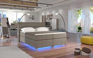 Sänky NORE Amadeo, 180x200 cm, harmaa hinta ja tiedot | Sängyt | hobbyhall.fi