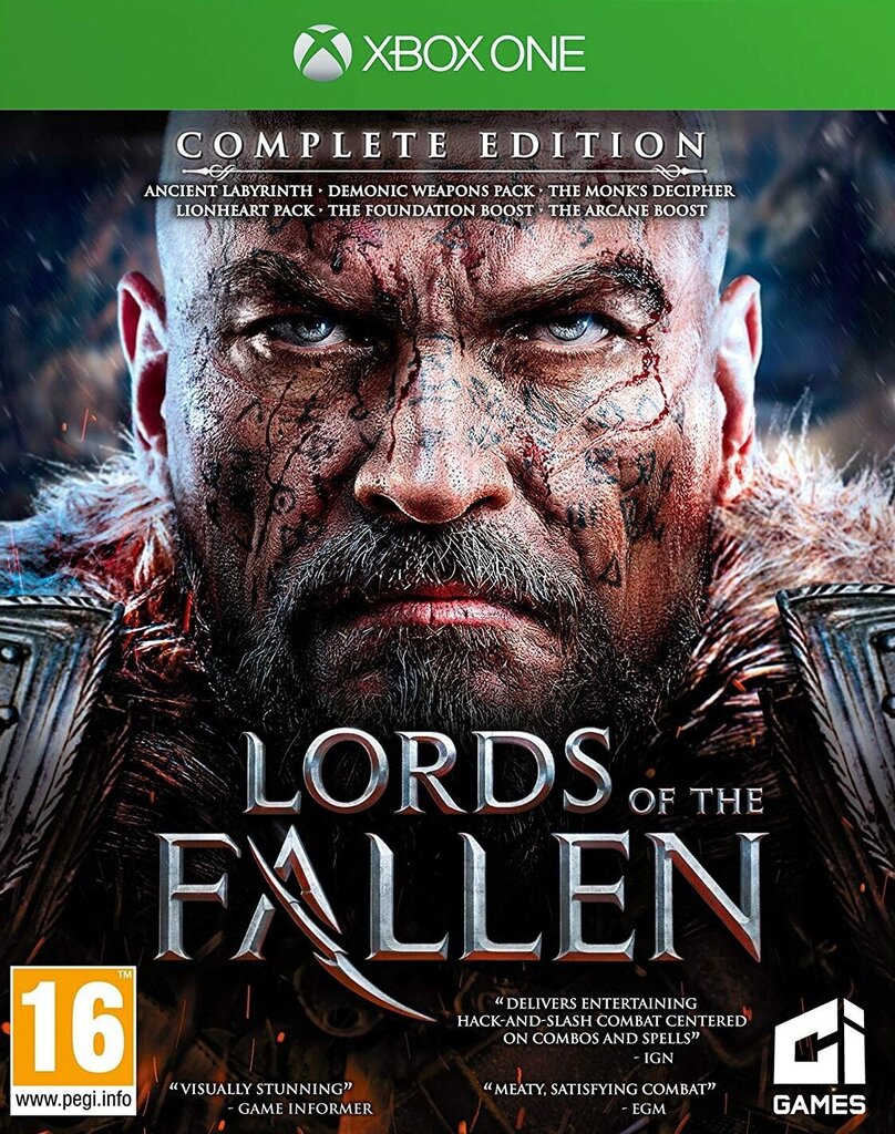 Xbox One Lords of the Fallen Complete Edition hinta ja tiedot | Tietokone- ja konsolipelit | hobbyhall.fi