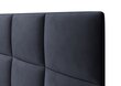 Sängynpääty Mazzini Sofas Begonia 160 cm, tummansininen hinta ja tiedot | Sängyt | hobbyhall.fi