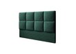 Sängynpääty Mazzini Sofas Begonia 160 cm, vihreä hinta ja tiedot | Sängyt | hobbyhall.fi