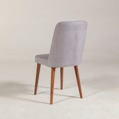 Ruokapöydän tuoli Kalune Design 869, ruskea/vaaleanharmaa hinta ja tiedot | Ruokapöydän tuolit | hobbyhall.fi
