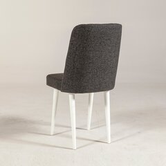 Ruokapöydän tuoli Kalune Design 869, valkoinen/harmaa hinta ja tiedot | Ruokapöydän tuolit | hobbyhall.fi