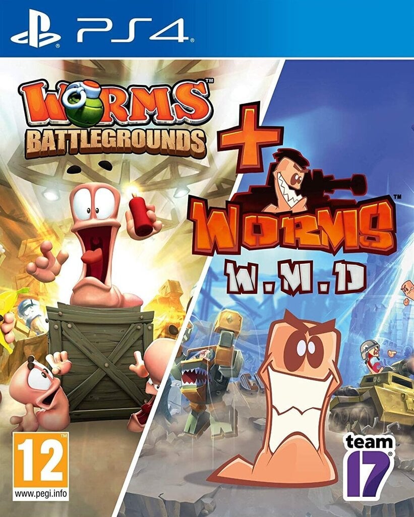 PlayStation 4 peli : Worms: Battlegrounds + Worms: W.M.D. Bundle hinta ja tiedot | Tietokone- ja konsolipelit | hobbyhall.fi