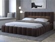 Sänky NORE Lamica 02, 140x200 cm, ruskea hinta ja tiedot | Sängyt | hobbyhall.fi