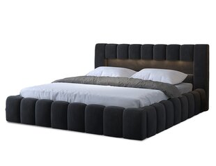 Sänky NORE Lamica 09, 140x200 cm, musta hinta ja tiedot | Sängyt | hobbyhall.fi