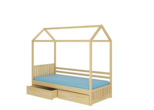 Sänky ADRK Furniture Rose 80x190 cm, vaaleanruskea hinta ja tiedot | Lastensängyt | hobbyhall.fi