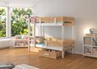 Kerrossänky ADRK Furniture Etiona 80x180 cm, valkoinen/ruskea hinta ja tiedot | Lastensängyt | hobbyhall.fi