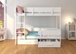 Kerrossänky ADRK Furniture Etiona 90x200 cm, ruskea/valkoinen hinta ja tiedot | Lastensängyt | hobbyhall.fi