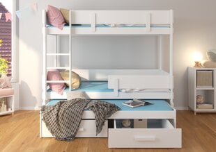 Kerrossänky ADRK Furniture Etapo 80x180cm, ruskea/harmaa hinta ja tiedot | Lastensängyt | hobbyhall.fi
