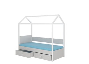 Sänky ADRK Furniture Otello 80x180 cm, harmaa hinta ja tiedot | Lastensängyt | hobbyhall.fi