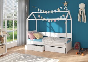 Sänky ADRK Furniture Otello 90x200 cm, valkoinen hinta ja tiedot | Lastensängyt | hobbyhall.fi