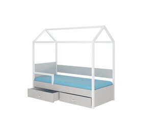 Sänky ADRK Furniture Otello 90x200 cm, harmaa/valkoinen hinta ja tiedot | Lastensängyt | hobbyhall.fi