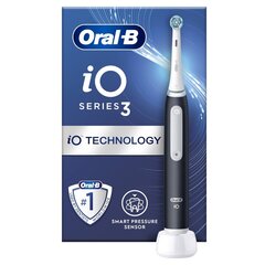 Sähköhammasharja Oral-B iO3, iOG3.1A6.0, musta hinta ja tiedot | Sähköhammasharjat | hobbyhall.fi