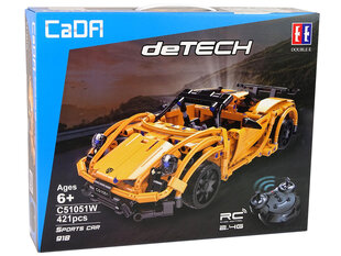 CaDA R/C Constructor Porsche Sports Car, 421 osaa. hinta ja tiedot | LEGOT ja rakennuslelut | hobbyhall.fi