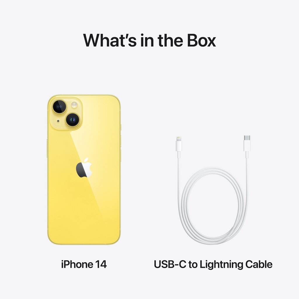 Apple iPhone 14 256GB Yellow MR3Y3 hinta ja tiedot | Matkapuhelimet | hobbyhall.fi