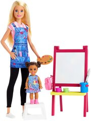 Nukke Mattel Barbie Kuvaamataidon opettaja hinta ja tiedot | Tyttöjen lelut | hobbyhall.fi