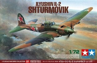 Pienoismallisarja Tamiya - Ilyushin IL-2 Shturmovik, 1/72, 60781 hinta ja tiedot | LEGOT ja rakennuslelut | hobbyhall.fi