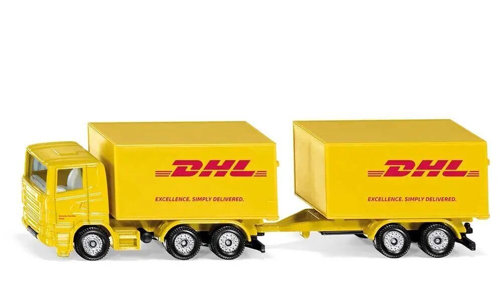 Ajoneuvo Perävaunu kuorma DHL kuriiri hinta ja tiedot | Poikien lelut | hobbyhall.fi