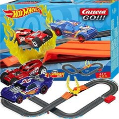 Carrera Go Race Track Hot Wheels 4,3M 35173 hinta ja tiedot | Poikien lelut | hobbyhall.fi